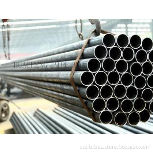 Circular Welded ERW Steel Tube Thickness 0.8mm 35mm DIN 24